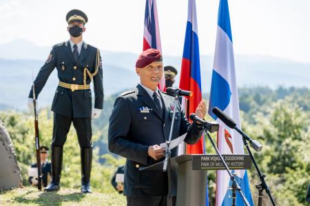 Načelnik generalštaba generalmajor Robert Glavaš